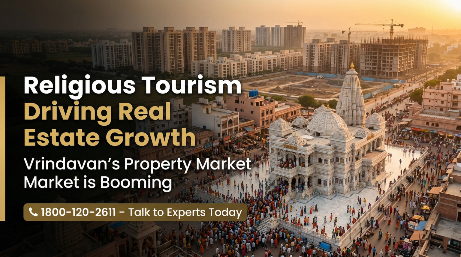 religious tourism in vrindavan real estate
