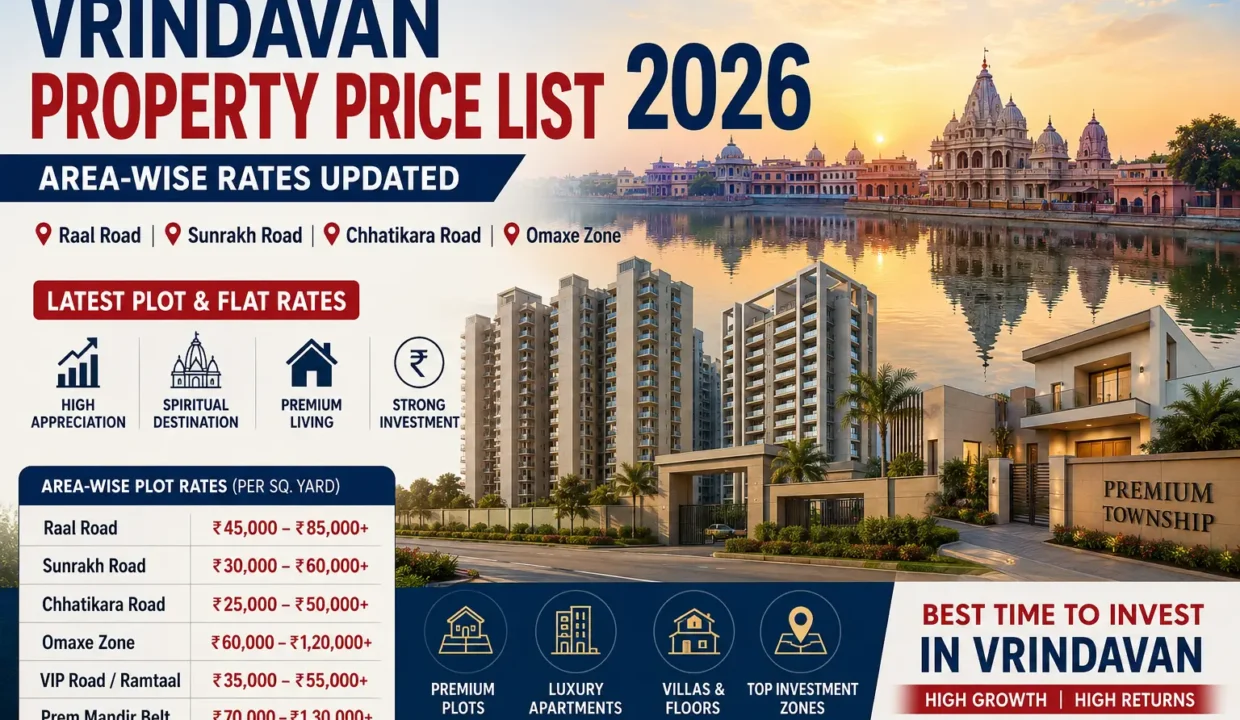 Vrindavan property price list