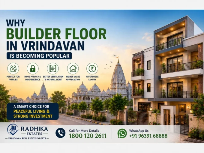 builder floor in Vrindavan