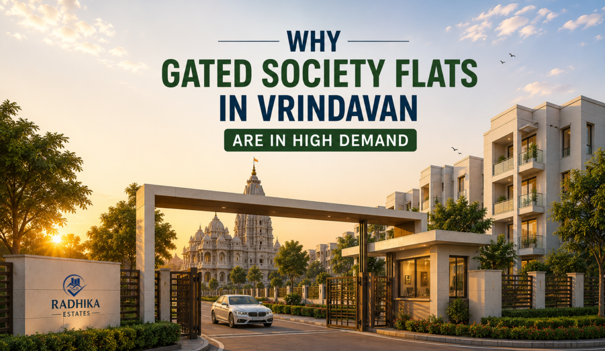 gated society flats in Vrindavan