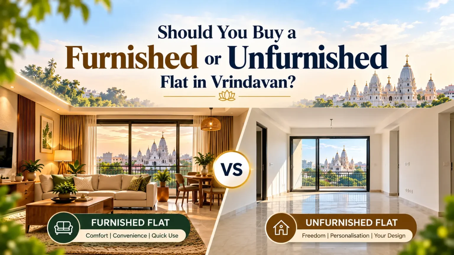 furnished flats in Vrindavan